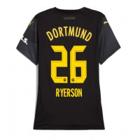 Camiseta Borussia Dortmund Julian Ryerson #26 Segunda Equipación Replica 2024-25 para mujer mangas cortas